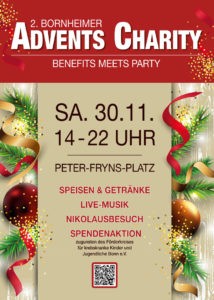 Bornheimer Advents Charity geht in die 2. Runde unter dem Motto „Benefits meets Party“